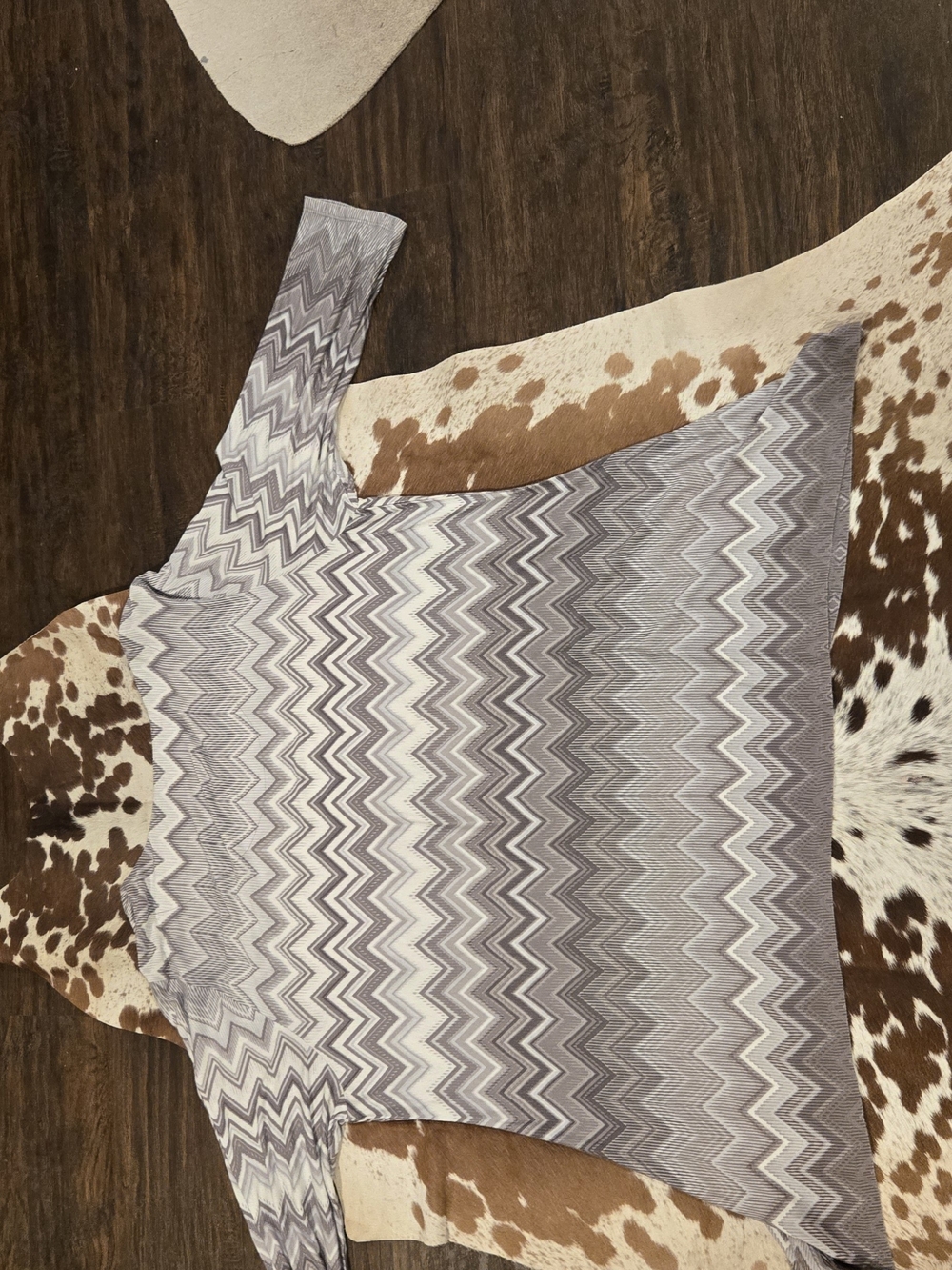 Ruby Rd. Chevron Pattern Top With Rhinestone Accents - Picture 4 of 4